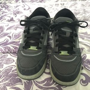 Nike Grey and green sneakers